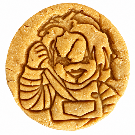Sweet Potato Pumpkin Dog Cookies - fun Halloween stamped design