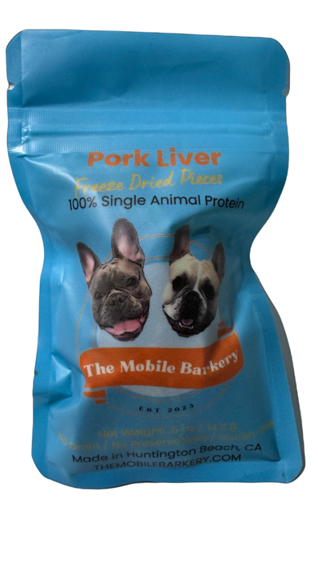 Grab Bag Pork Liver – 0.5 oz (14.2g)